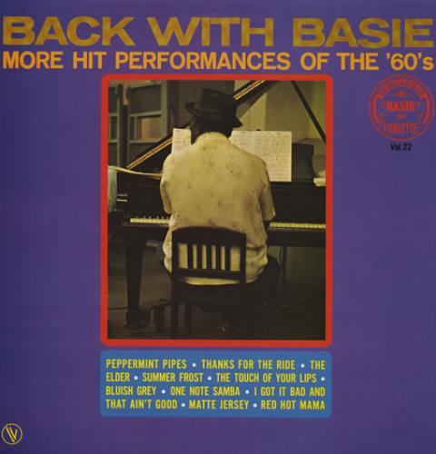 Count Basie Back With Basie vinyl LP album (LP record) French CUILPBA382699