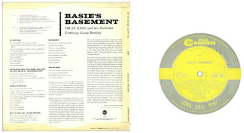 Count Basie Basie's Basement vinyl LP album (LP record) UK CUILPBA455785