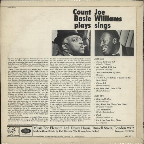 Count Basie Every Day I Have The Blues vinyl LP album (LP record) UK CUILPEV384796