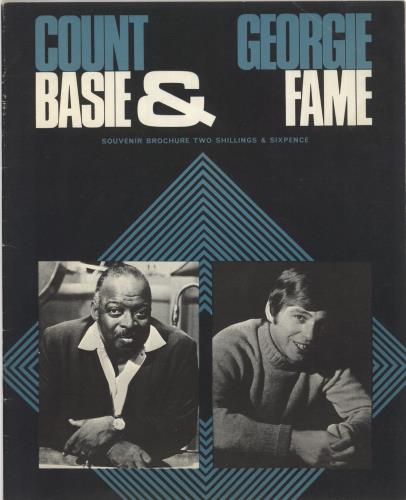Count Basie Souvenir Brochure tour programme UK CUITRSO723138