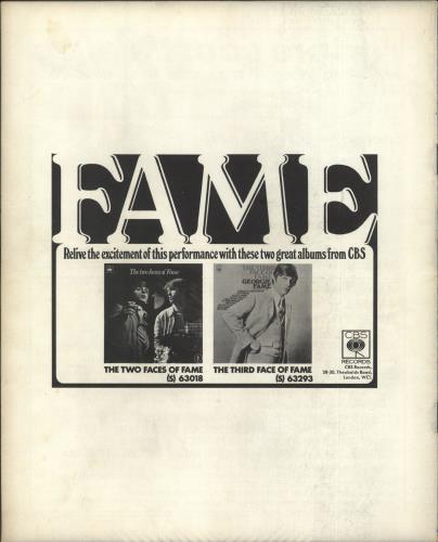 Count Basie Souvenir Brochure tour programme UK CUITRSO723138