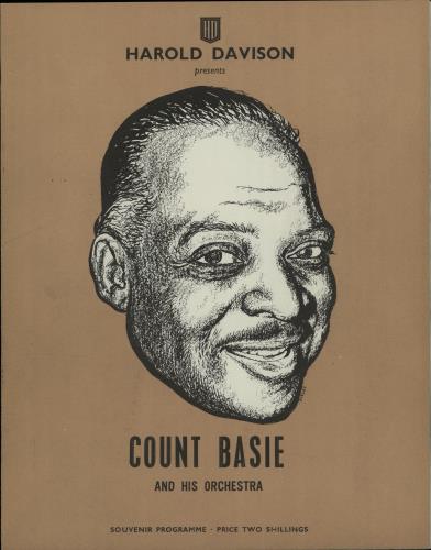 Count Basie Souvenir Programme - Autographed tour programme UK CUITRSO645638