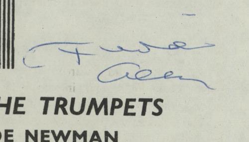 Count Basie Souvenir Programme - Autographed tour programme UK CUITRSO645638