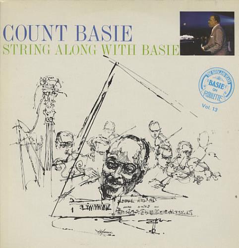 Count Basie String Along With Basie vinyl LP album (LP record) French CUILPST434417