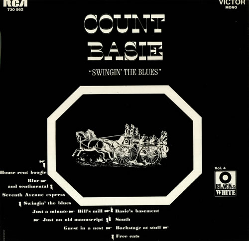 Count Basie Swingin' The Blues vinyl LP album (LP record) French CUILPSW444328
