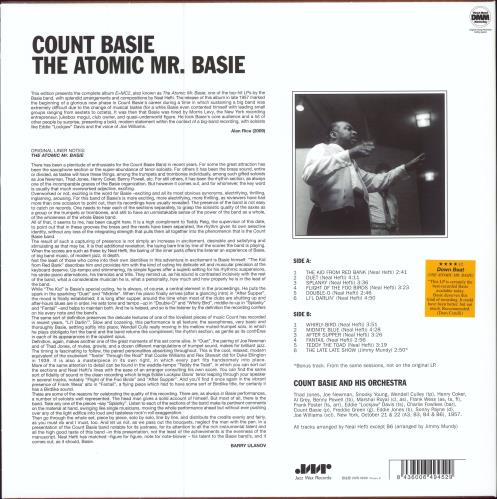 Count Basie The Atomic Mr. Basie vinyl LP album (LP record) UK CUILPTH784020