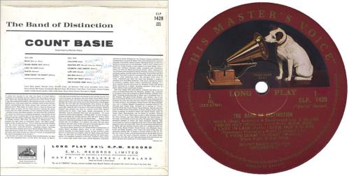 Count Basie The Band Of Distinction vinyl LP album (LP record) UK CUILPTH393407