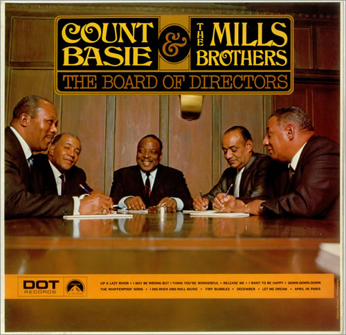 Count Basie The Board Of Directors - Factory Sample vinyl LP album (LP record) UK CUILPTH451108