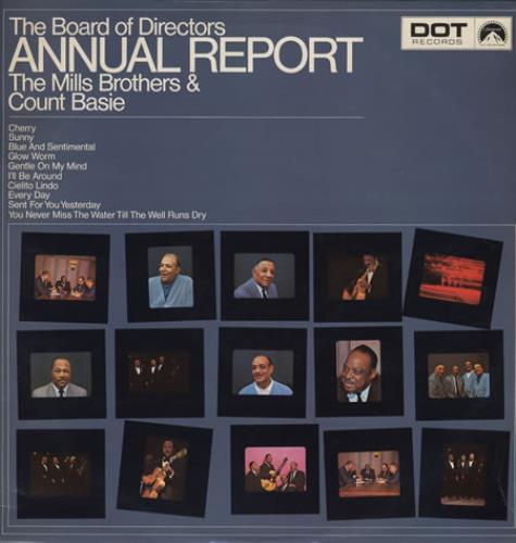 Count Basie The Board Of Directors Annual Report vinyl LP album (LP record) UK CUILPTH384812