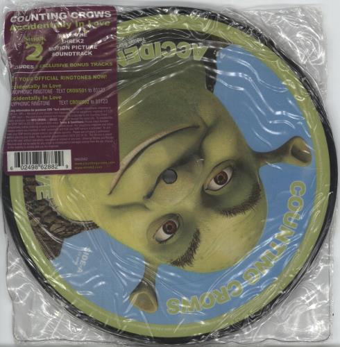 Counting Crows Accidentally In Love - Sealed 7" vinyl picture disc (7 inch picture disc single) UK CNT7PAC867342