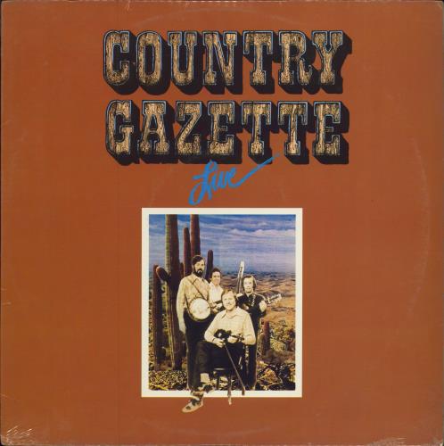 Country Gazette Country Gazette Live vinyl LP album (LP record) US CG4LPCO782263