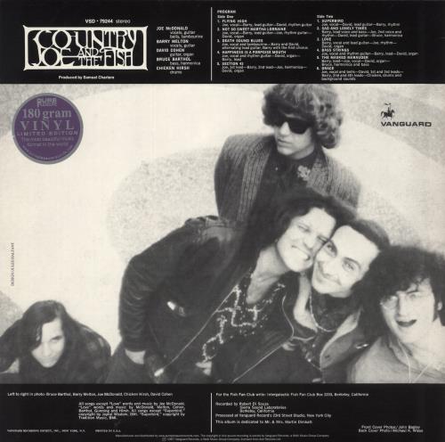 Country Joe & The Fish Electric Music For The Mind And Body - 180gm vinyl LP album (LP record) UK CJFLPEL730236