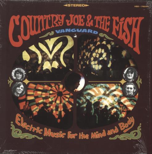 Country Joe & The Fish Electric Music For The Mind And Body vinyl LP album (LP record) US CJFLPEL748690