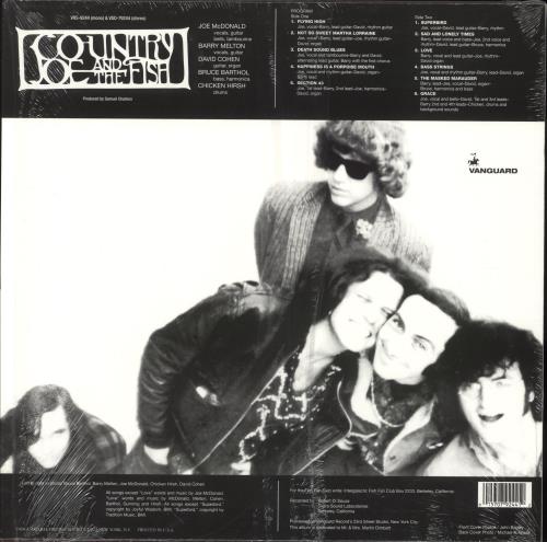 Country Joe & The Fish Electric Music For The Mind And Body vinyl LP album (LP record) US CJFLPEL748690