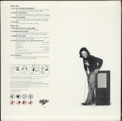 Country Joe McDonald Childs Play vinyl LP album (LP record) US CJMLPCH699758