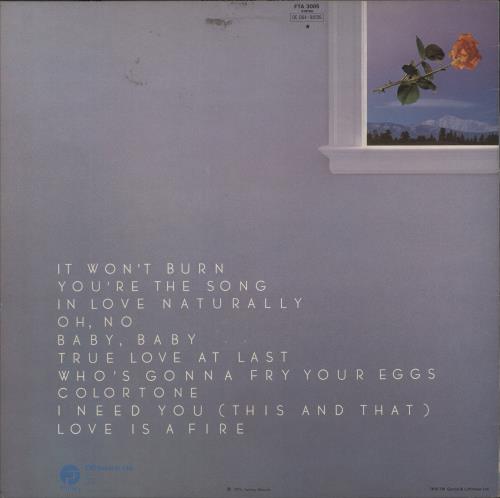 Country Joe McDonald Love Is A Fire vinyl LP album (LP record) UK CJMLPLO299756