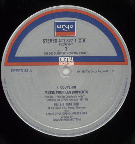 Couperin Couperin: Messe Pour Les Convents vinyl LP album (LP record) Dutch C55LPCO863704