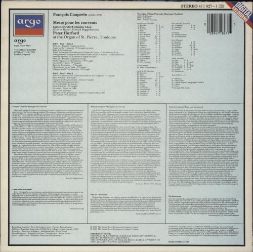 Couperin Couperin: Messe Pour Les Convents vinyl LP album (LP record) Dutch C55LPCO863704