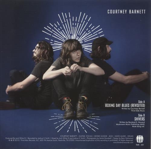 Courtney Barnett Boxing Day Blues (Revisited) 7" vinyl single (7 inch record / 45) US F6U07BO680367