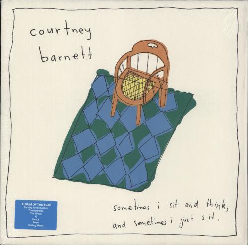 Courtney Barnett Sometimes I Sit And Think, And Sometimes I Just Sit vinyl LP album (LP record) UK F6ULPSO865234