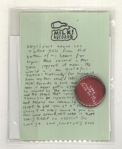 Courtney Barnett Tell Me How You Really Feel - Sealed vinyl LP album (LP record) Australian F6ULPTE715729