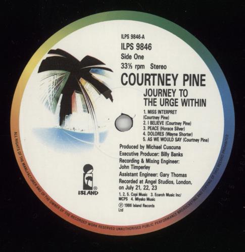 Courtney Pine Journey To The Urge Within vinyl LP album (LP record) UK COYLPJO290486