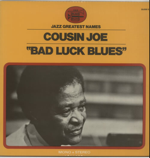 Cousin Joe Bad Luck Blues vinyl LP album (LP record) French C61LPBA606461