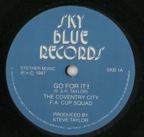 Coventry City FC Go For It! 7" vinyl single (7 inch record / 45) UK CVT07GO720592