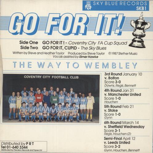 Coventry City FC Go For It! 7" vinyl single (7 inch record / 45) UK CVT07GO720592