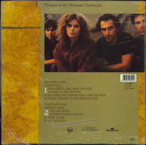 Cowboy Junkies Black Eyed Man - Shrink vinyl LP album (LP record) German COWLPBL779687