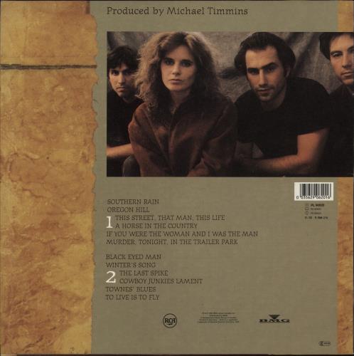 Cowboy Junkies Black Eyed Man vinyl LP album (LP record) German COWLPBL495323