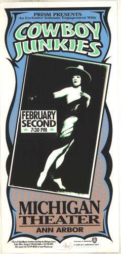 Cowboy Junkies Concert Poster poster US COWPOCO404817