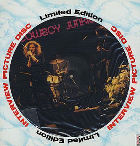 Cowboy Junkies Interview 12" vinyl picture disc (12 inch picture record) UK COW2PIN291291