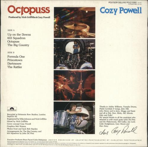 Cozy Powell Octopuss vinyl LP album (LP record) UK CZYLPOC136409
