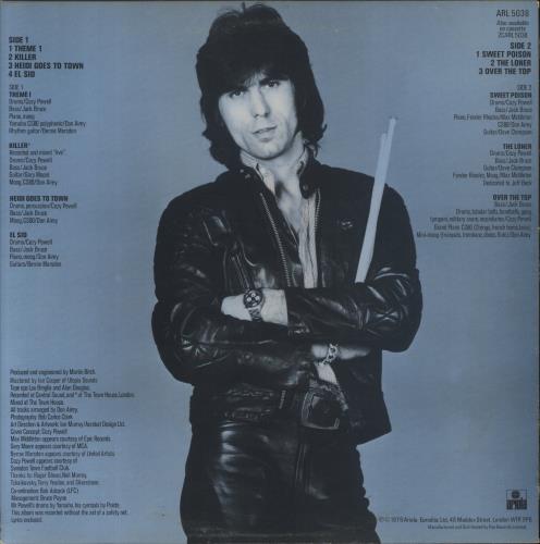 Cozy Powell Over The Top vinyl LP album (LP record) UK CZYLPOV193916
