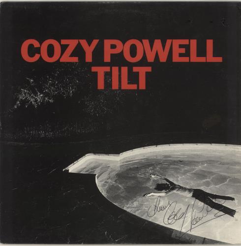 Cozy Powell Tilt - Autographed vinyl LP album (LP record) UK CZYLPTI747534