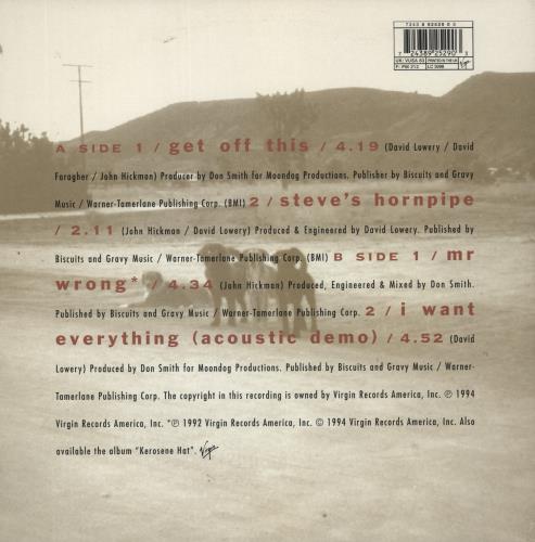 Cracker Get Off This - Orange Vinyl 10" vinyl single (10 inch record) UK CRK10GE397429