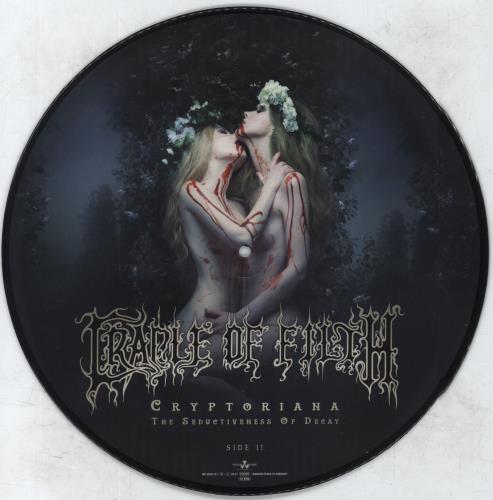 Cradle Of Filth Cryptoriana - The Seductiveness Of Decay picture disc LP (vinyl picture disc album) German DOFPDCR808825
