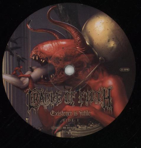Cradle Of Filth Existence Is Futile - Black Vinyl 2-LP vinyl record set (Double LP Album) German DOF2LEX868625