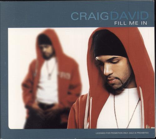 Craig David Fill Me In CD single (CD5 / 5") US CDVC5FI187041
