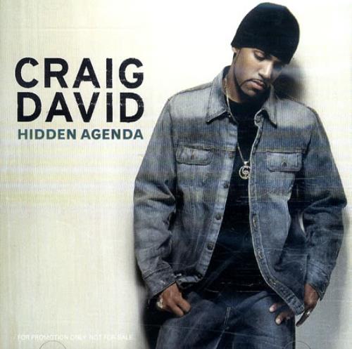 Craig David Hidden Agenda CD single (CD5 / 5") US CDVC5HI238917