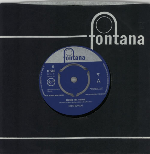 Craig Douglas Around The Corner 7" vinyl single (7 inch record / 45) UK CGA07AR605789