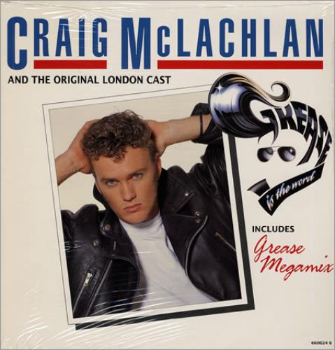 Craig McLachlan Grease - Sealed 12" vinyl single (12 inch record / Maxi-single) UK CMC12GR360750