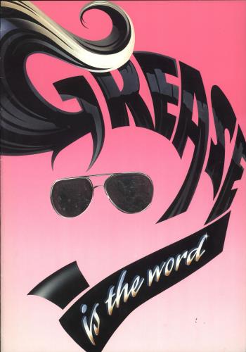 Craig McLachlan Grease tour programme UK CMCTRGR711089