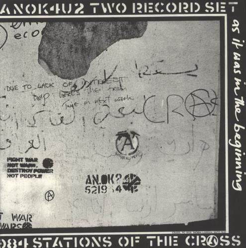 Crass Stations Of The Crass 2-LP vinyl record set (Double LP Album) UK C\S2LST858748