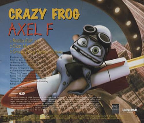 Crazy Frog Axel F CD single (CD5 / 5") US FRXC5AX339667