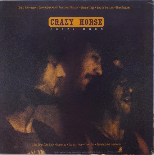Crazy Horse Crazy Moon vinyl LP album (LP record) US CRZLPCR267005