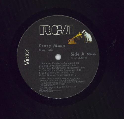 Crazy Horse Crazy Moon vinyl LP album (LP record) US CRZLPCR267005