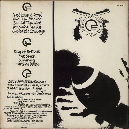 Crazy Pink Revolvers First Down vinyl LP album (LP record) UK 0ZBLPFI860522