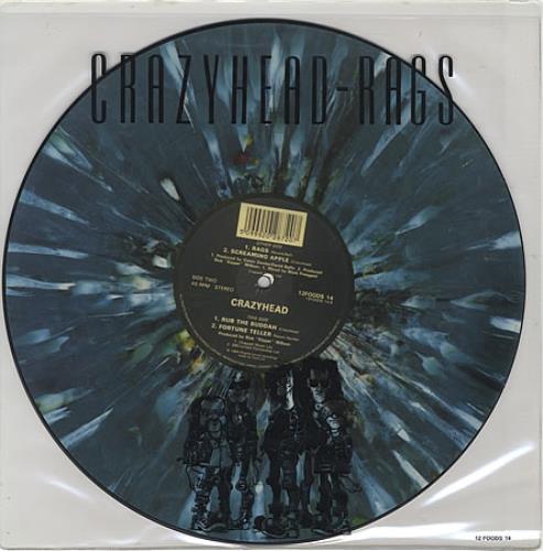 Crazyhead Rags 12" vinyl picture disc (12 inch picture record) UK CA22PRA401320